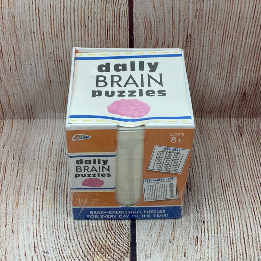 Daily Brain Puzzles RMS International Inc. Ages 8+